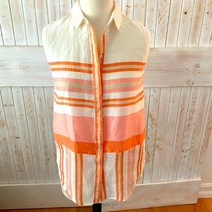 Lafayette 148 sleeveless blouse XS